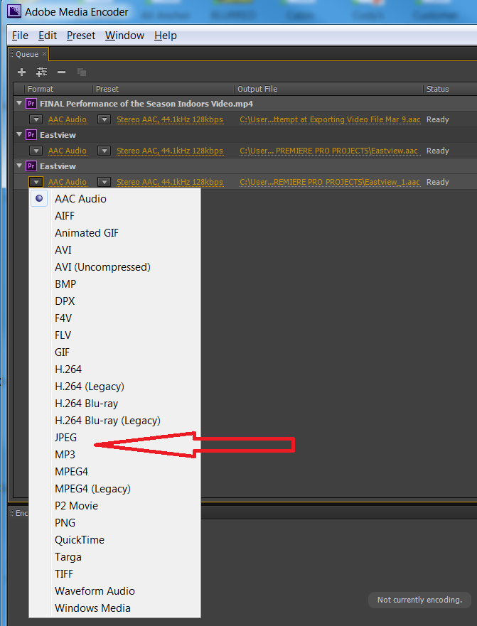 Solved Re Export Media in Premiere Pro CS6 ONLY produces